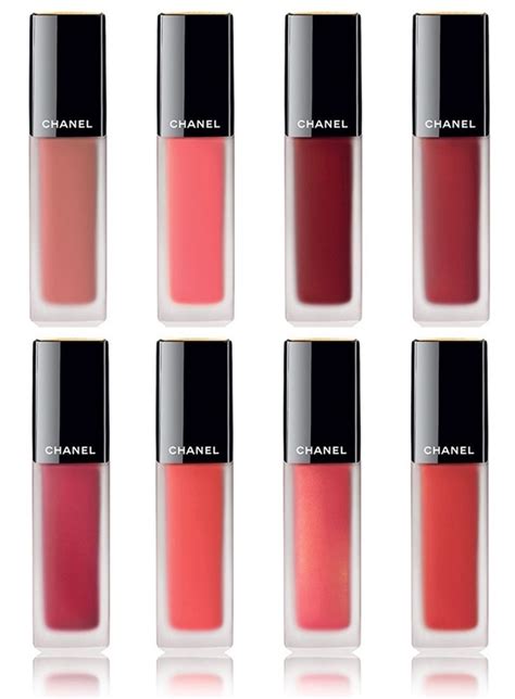 chanel rouge allure ink colours